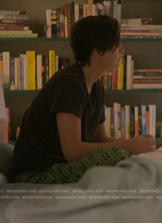 Finley’s green plaid pants on The L Word Generation Q