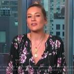 Charlie’s floral tie neck dress on Extra