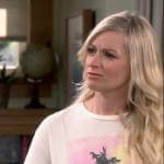 Gemma’s palm tree graphic tee on The Neighborhood