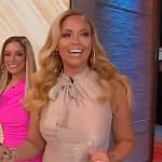 Gizelle Bryant’s metallic tie neck dress on Sherri