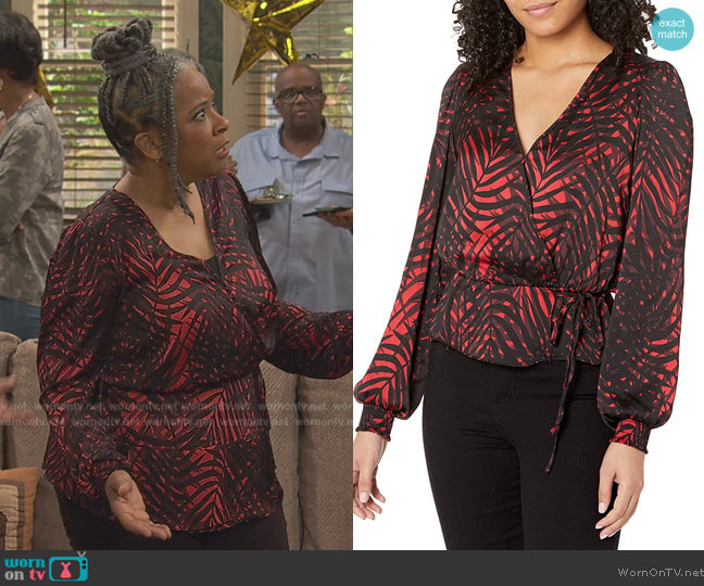 Guess Ls Piper Top worn by (T'Keyah Crystal Keymáh) on Ravens Home