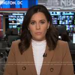 Hallie’s beige double breasted blazer on Today