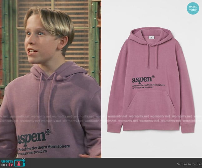 H&M Regular Fit Hoodie worn by Jake (Luke Busey) on Bunkd