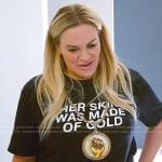 Heather’s Her Skin Was Made Of Gold tee on The Real Housewives of Salt Lake City