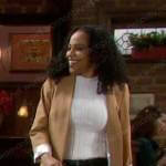 Jada’s beige open jacket on Days of our Lives