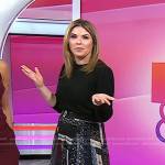 Jenna’s patchwork midi skirt on Today
