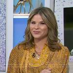 Jenna’s yellow floral blouse on Today