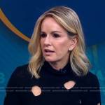 Jennifer’s navy cutout knit sweater on Good Morning America