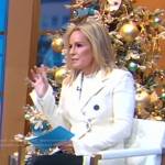 Jennifer’s white asymmetric blazer on Good Morning America
