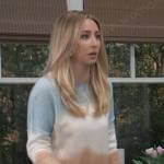 Josslyn’s tie dye sweater on General Hospital
