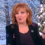 Joy’s black star embellished blazer on The View