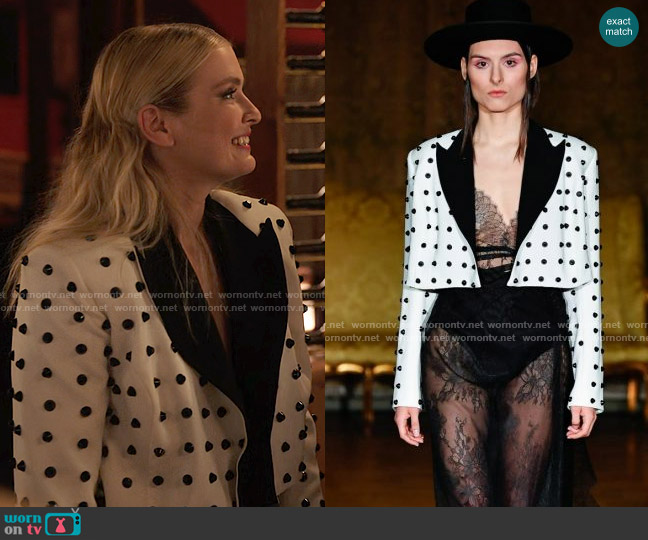 by Juana Martin - Spring 22 Collection worn by Camille (Camille Razat) on Emily in Paris