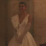 Julien’s white bow gown on Gossip Girl