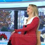 Kate Hudson’s red polka dot dress on Today
