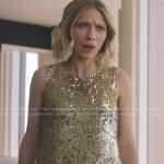 Kate’s sequin sleeveless dress on Gossip Girl