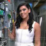 Katie Stilo’s white leather jumpsuit on Today