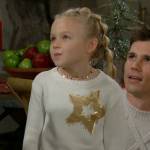 Kelly’s sequin star sweater on The Bold and the Beautiful