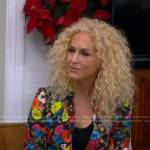 Kimberly Schlapman’s floral blazer on Today