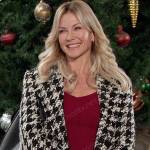 Kristen’s houndstooth coat on Days of our Lives