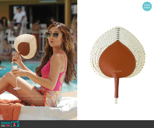 Lastelier Sirocco Fan worn by Mindy Chen (Ashley Park) on Emily in Paris