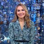 Lori’s green floral dress on Good Morning America