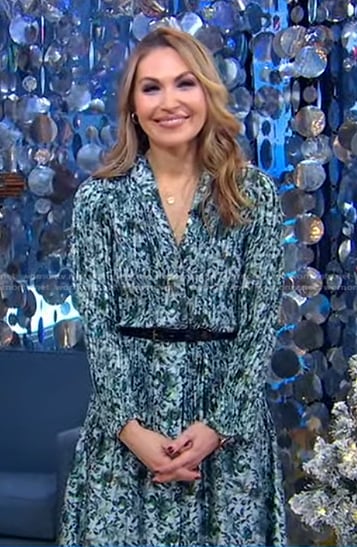 Lori’s green floral dress on Good Morning America