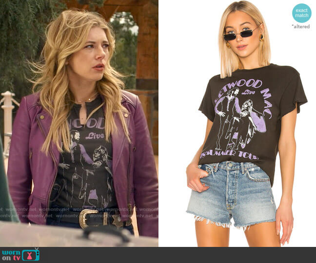 Madeworn Fleetwood Mac '78 Summer Tour Tee worn by Jenny Hoyt (Katheryn Winnick) on Big Sky