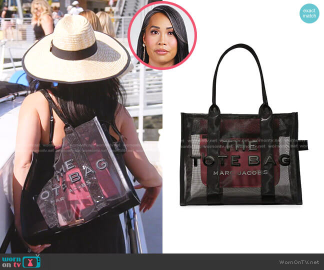 Marc Jacobs Traveler Mesh Tote worn by Danna Bui-Negrete on The Real Housewives of Salt Lake City
