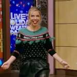 Maria Menounos’s ugly Christmas sweater on Live with Kelly and Ryan