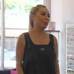 Marysol’s black sleeveless dress on The Real Housewives of Miami