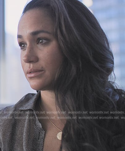 Meghan Markle’s pendant necklace on Harry and Meghan