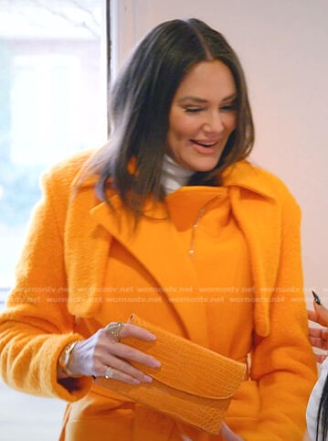 Meredith’s orange coat on The Real Housewives of Salt Lake City