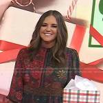 Monica Mangin’s floral print midi dress on Today