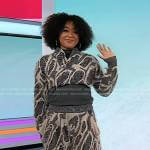 Naomi Osaka’s grey mohair sweater and shorts on Today