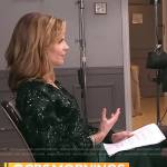 Natalie Morales’s green sequin top on CBS Mornings