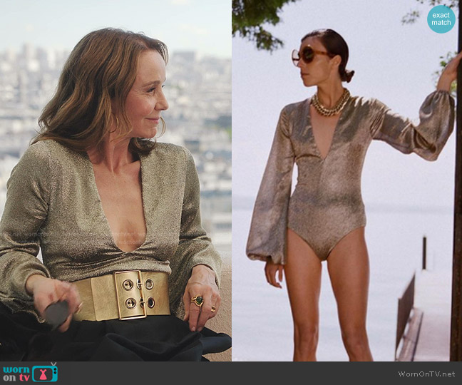 Nervi Milano Glenn Body from Pre-Spring 2022 Collection worn by Sylvie (Philippine Leroy-Beaulieu) on Emily in Paris