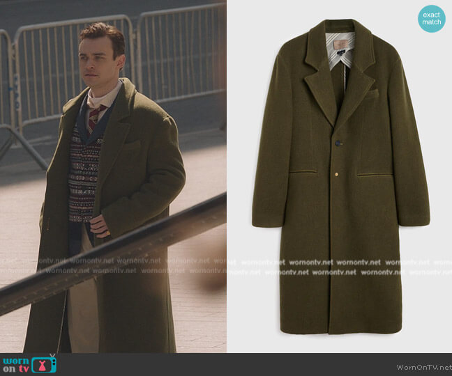 Nick Fouquet Tommaso Coat worn by Maximus Wolfe (Thomas Doherty) on Gossip Girl