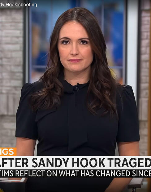 Nikki Battiste’s black tie neck jumpsuit on CBS Mornings