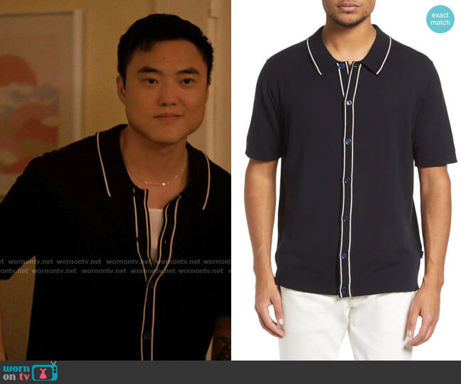 NN07 Nolan Polo worn by Micah (Leo Sheng) on The L Word Generation Q