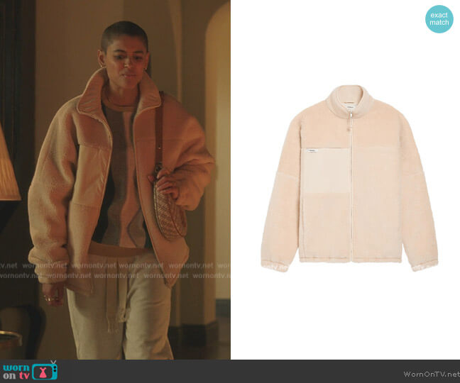 Pangaia Fleece Zipped Jacket worn by Julien Calloway (Jordan Alexander) on Gossip Girl