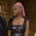 Paris’s silver Christmas party dress on The Bold and the Beautiful
