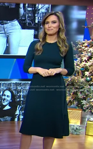 Rhiannon Ally’s green dress on Good Morning America