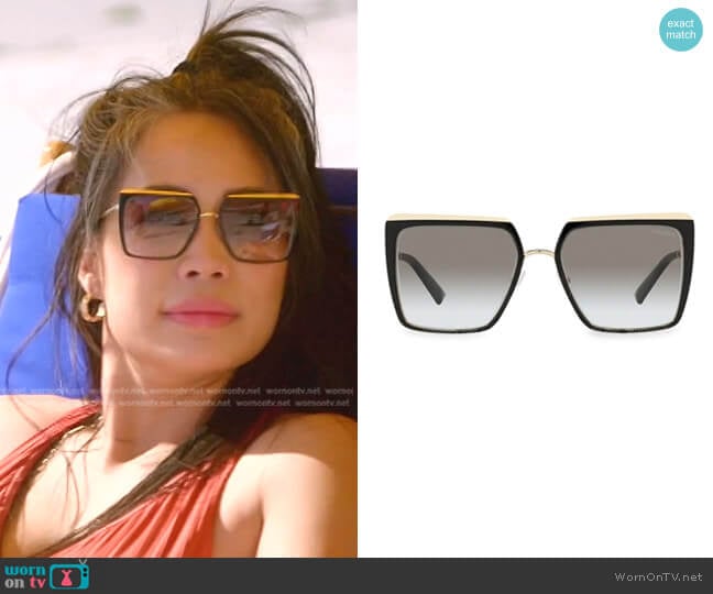 Prada 57MM Square Sunglasses