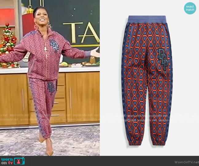 Puma X Dapper Dan T7 Pant worn by Tamron Hall on Tamron Hall Show