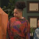 Raven’s floral print sweatshirt on Ravens Home