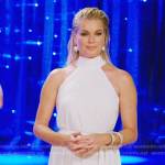 Rebecca’s white finale dress on The Real Love Boat