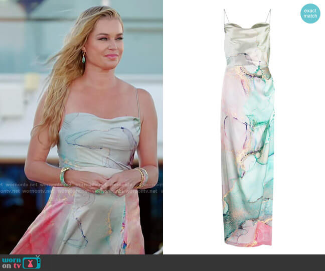 Retrofete Marlene Dress worn by Rebecca Romijn on The Real Love Boat
