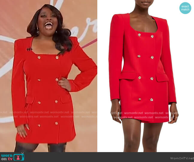 River Island Double Breasted Blazer Dress worn by Sherri Shepherd on Sherri