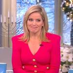Sara’s pink cardigan on The View