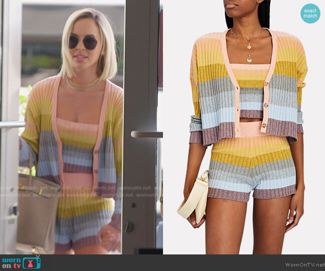 Saylor Kiara Top & Shorts Set worn by Nicole Martin (Nicole Martin) on The Real Housewives of Miami